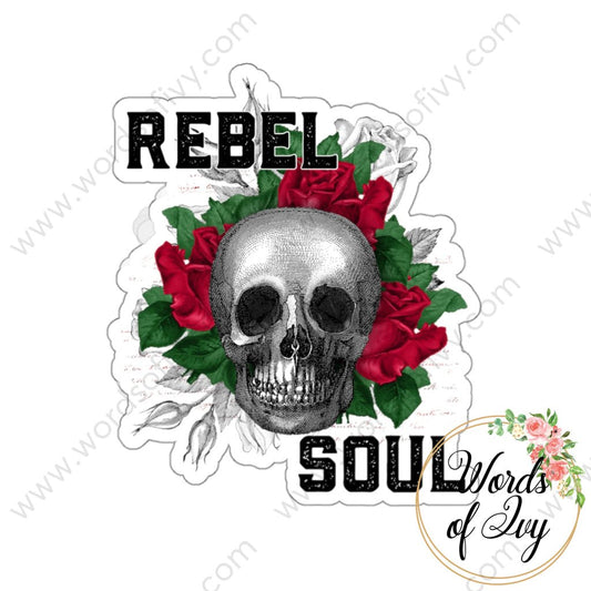 Sticker - Rebel Soul 2 210905 230703018 White / Die-Cut 3’ × Paper Products