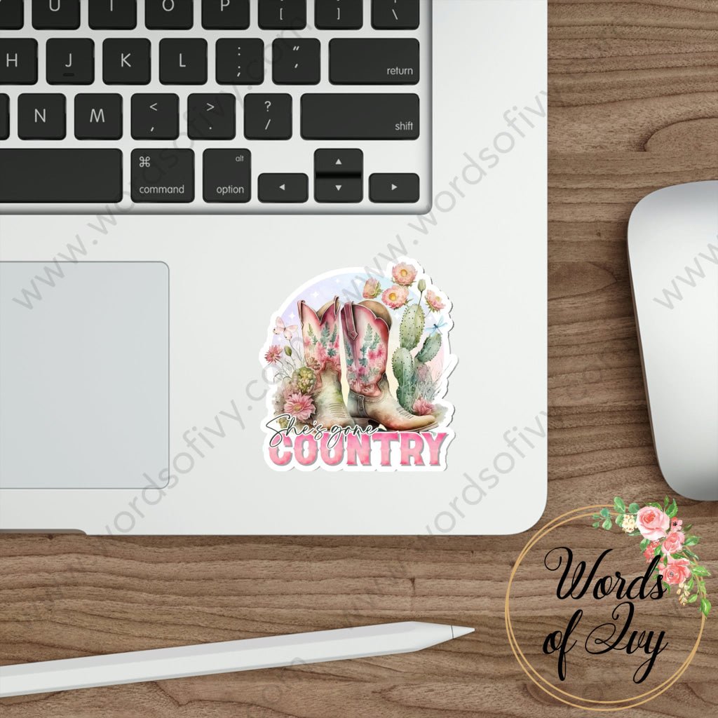 Sticker - Shes Gone Country 230507015 Paper Products