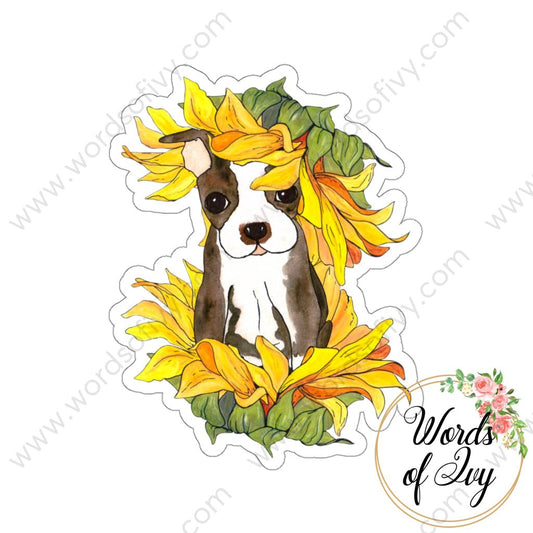 Sticker - Sunflower puppy 220411007 | Nauti Life Tees