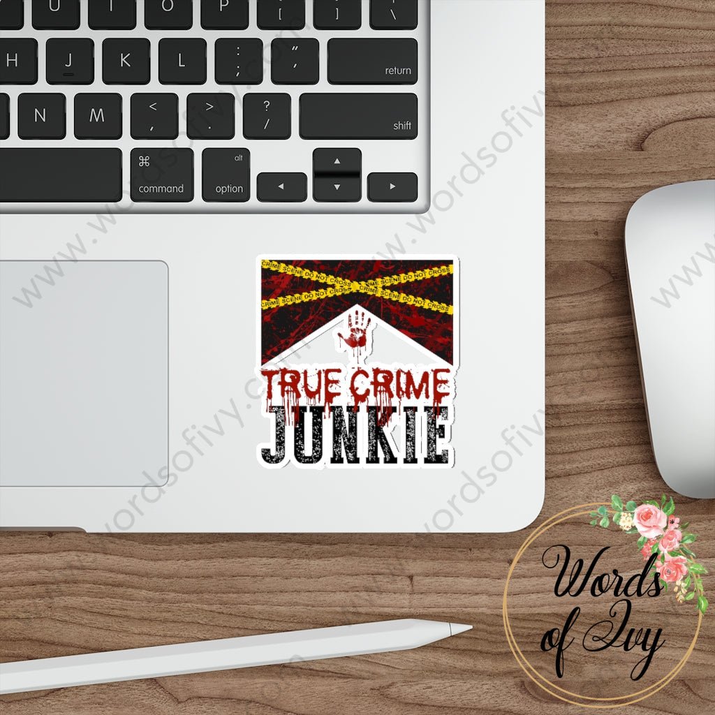 Sticker - True Crime Junkie 220815002 | Nauti Life Tees