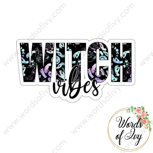 Sticker - Witch Vibes 230703019 White / Die-Cut 3’ × Paper Products