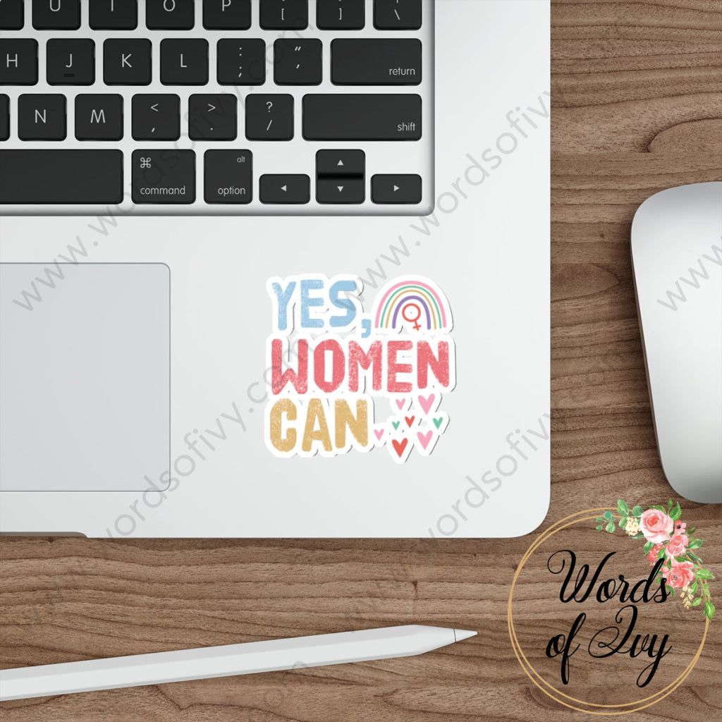 Sticker - Yes, women can 220706011 | Nauti Life Tees