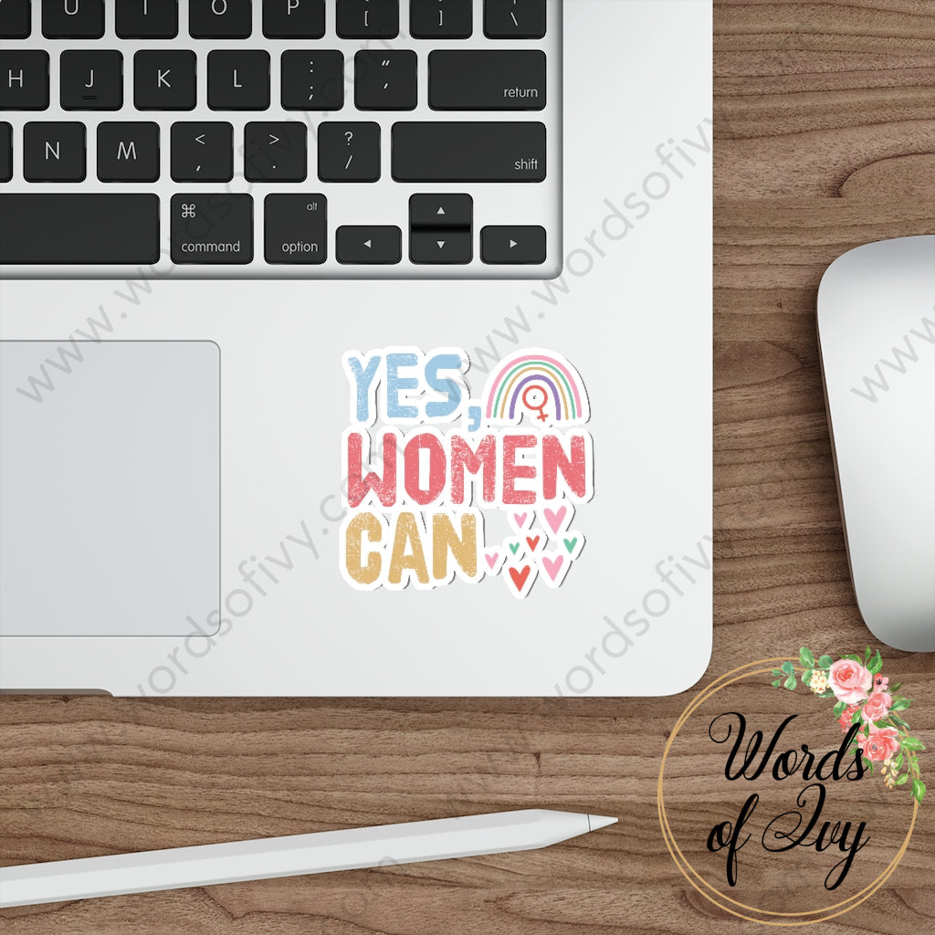 Sticker - Yes women can 220706011 | Nauti Life Tees