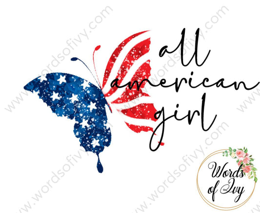 Sublimation Digital Download - All American Girl 210527