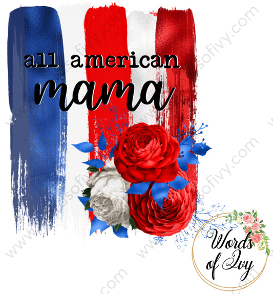 Sublimation Digital Download - all american mama 210525 | Nauti Life Tees