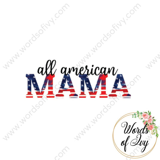 Sublimation Digital Download - All American Mama 210528