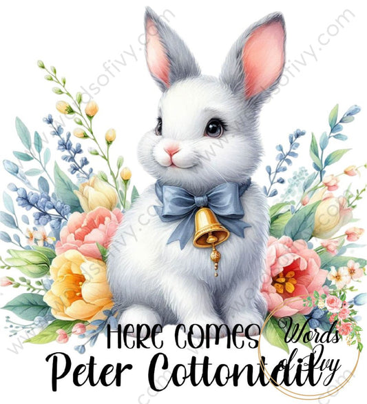 Sublimation Digital Download - Easter Here Comes Peter Cottontail 240113