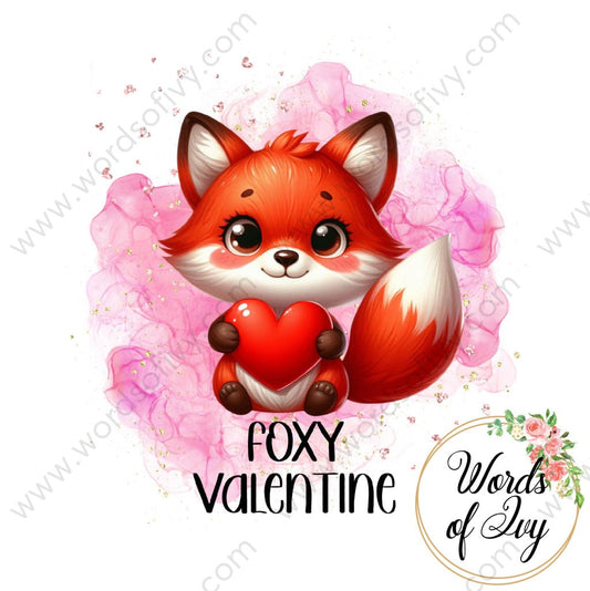 Sublimation Digital Download - Foxy Valentine 240113