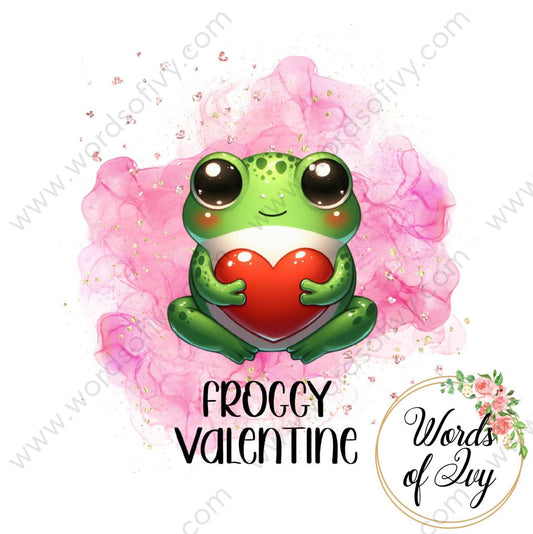 Sublimation Digital Download - Froggy Valentine 240113