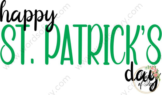 Sublimation Digital Download - Happy St. Patrick’s Day 240120