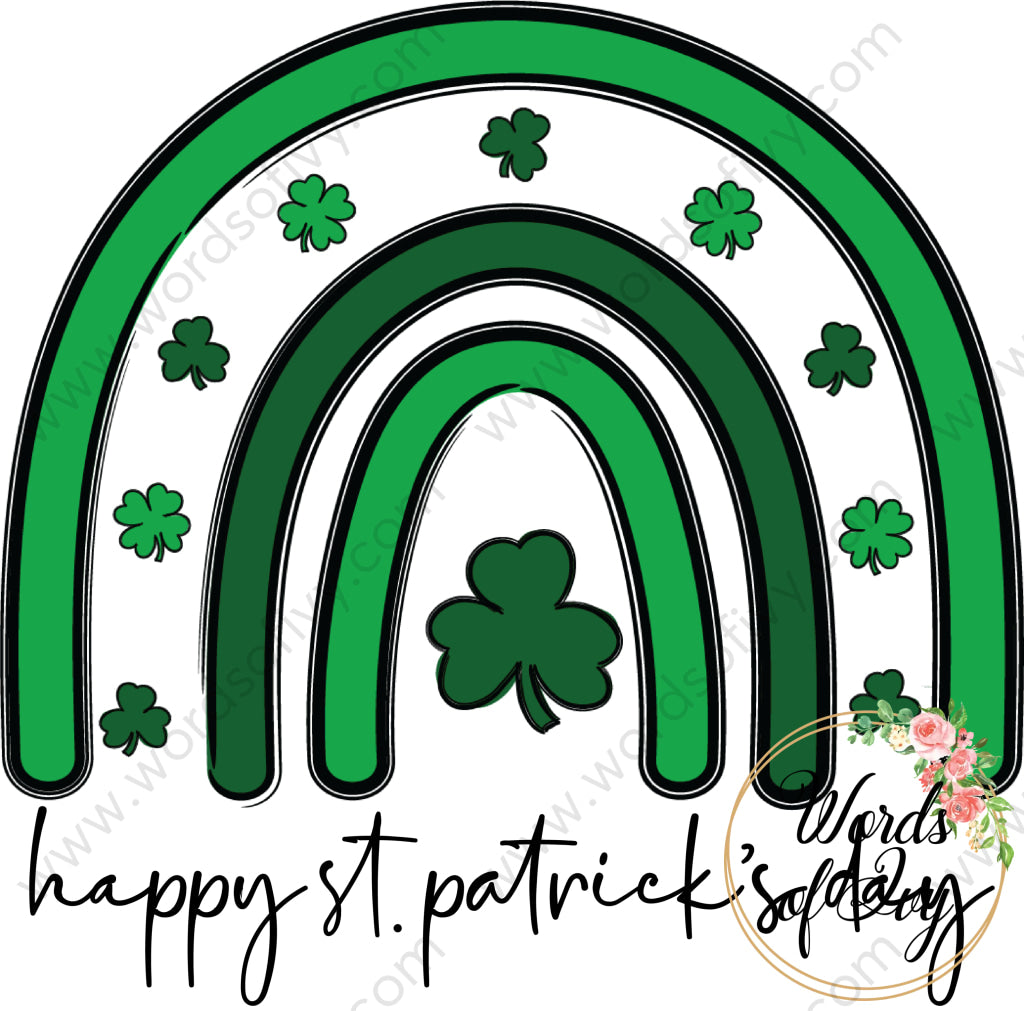 Sublimation Digital Download - Happy St Patrick's Day 240302001 | Nauti Life Tees