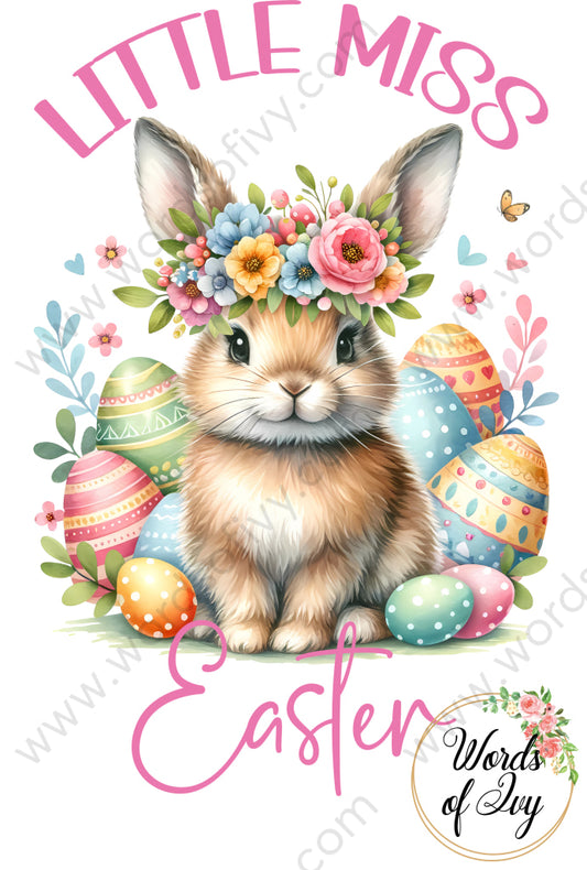 Sublimation Digital Download - Little Miss Easter 240302003