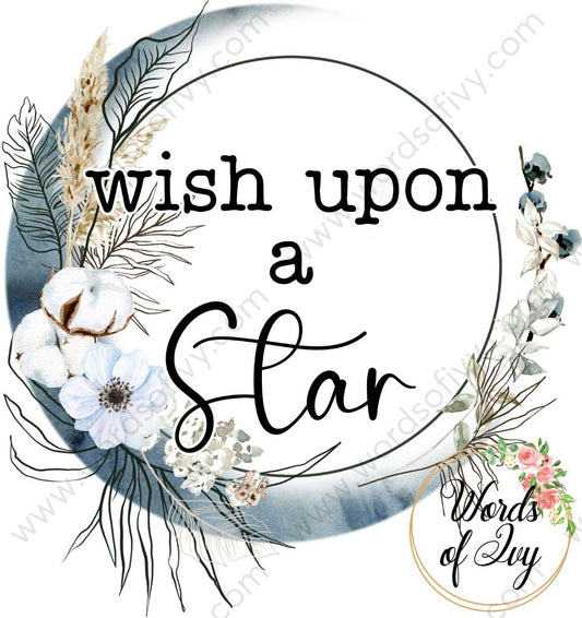 Sublimation Digital Download - Wish Upon A Star 220418