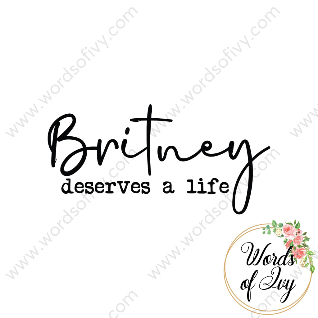 Svg Download - Britney Deserves A Life 210626