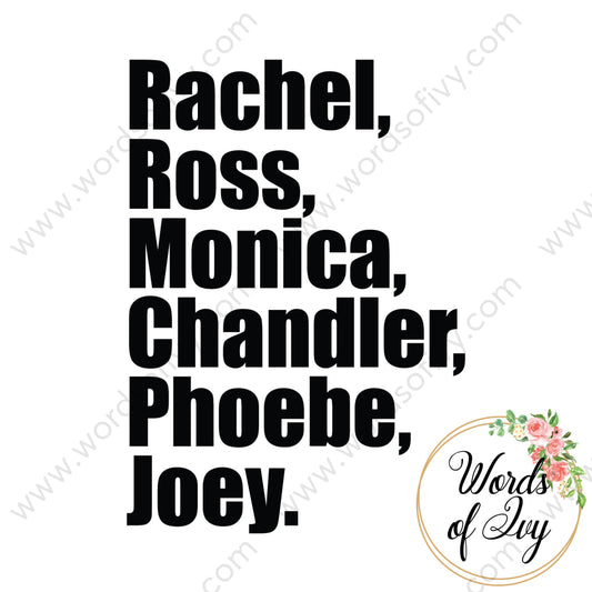 Svg Download - Friends Names 180112