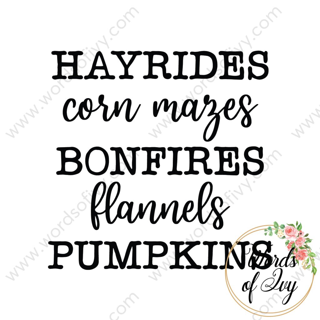 SVG Download - Hayrides Corn mazes Bonfires flannels pumpkins 210705 | Nauti Life Tees