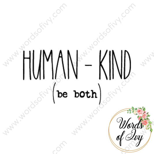 SVG Download - Human Kind (Be Both) 210528 | Nauti Life Tees