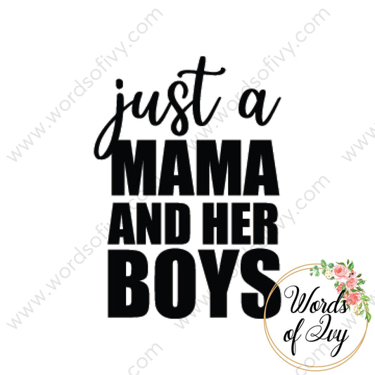 Sublimation Digital Download - Just A Mama And Her Boys 210526