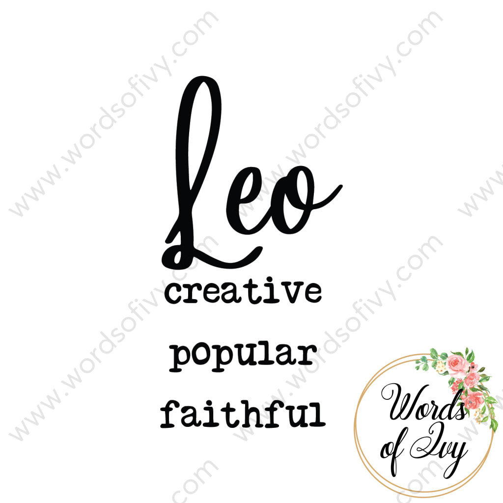 SVG Download - Leo Traits 210619 | Nauti Life Tees