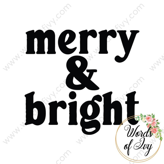 Svg Download - Merry And Bright 210724