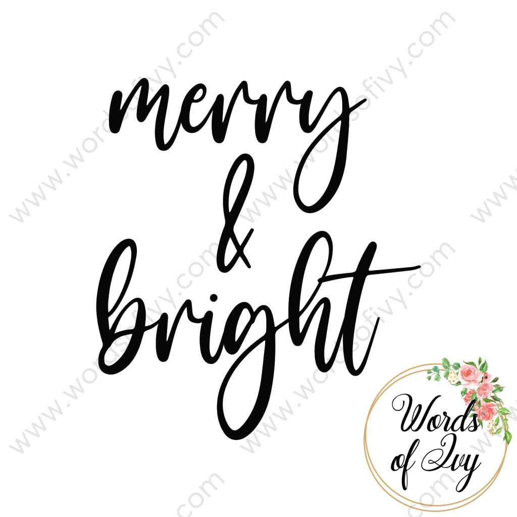 SVG Download - Merry & bright 210724 | Nauti Life Tees
