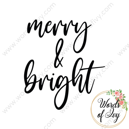 SVG Download - Merry & bright 210724 | Nauti Life Tees
