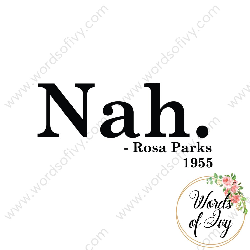 SVG Download - Nah - Rosa Parks 180112 | Nauti Life Tees