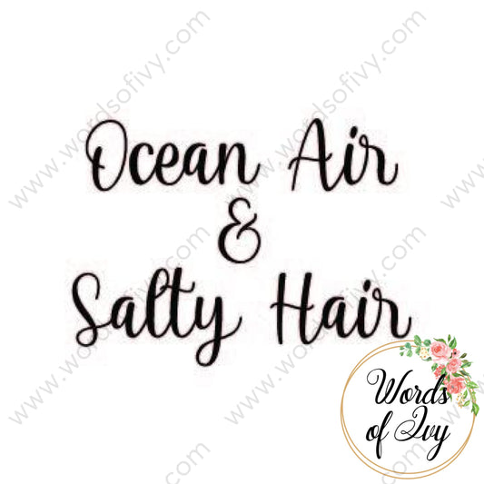 Svg Download - Ocean Air & Salty Hair 2150516