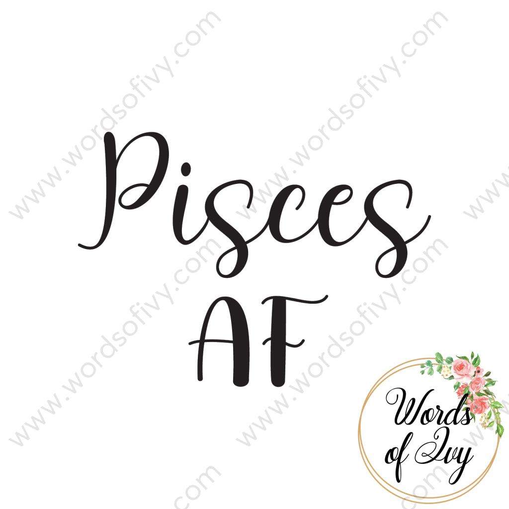 SVG Download - Pisces AF 210616 | Nauti Life Tees