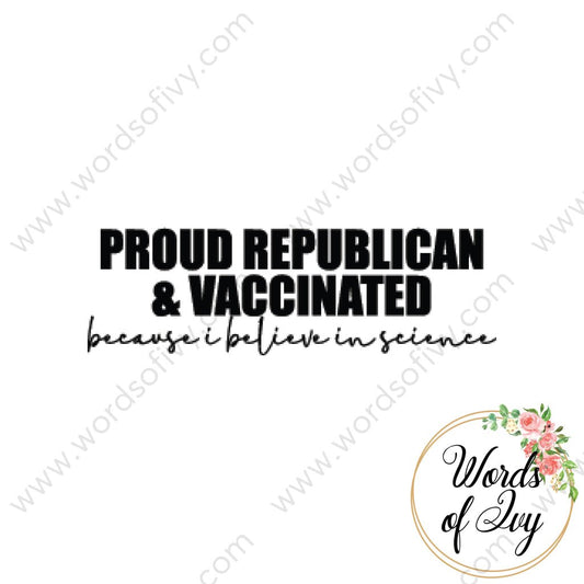 Svg Download - Proud Republican And Vaccinated 210523