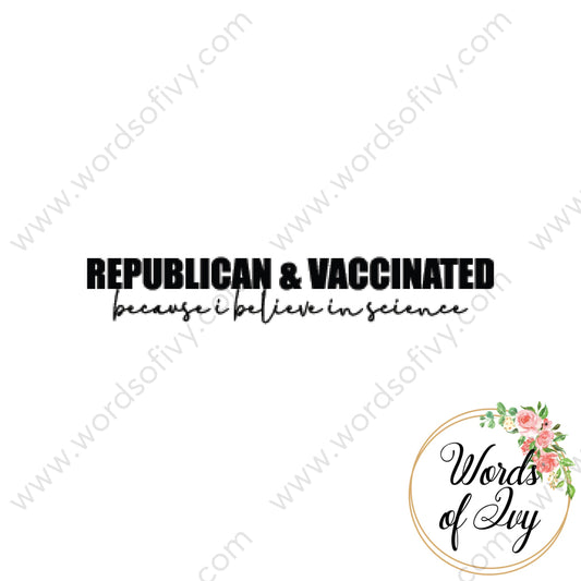 Svg Download - Republican And Vaccinated 210523