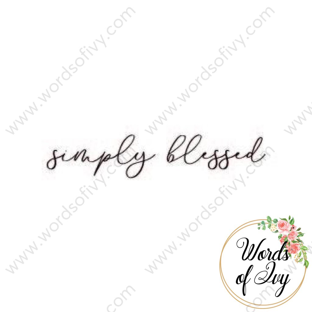 Svg Download - Simply Blessed 210515