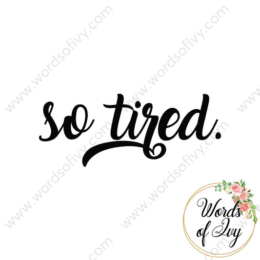 Svg Download - So Tired 180107