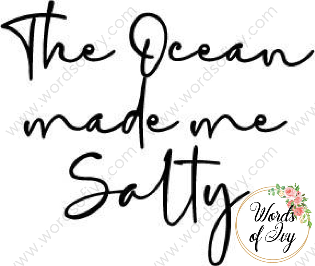 SVG Download - The ocean made me Salty 210516 | Nauti Life Tees
