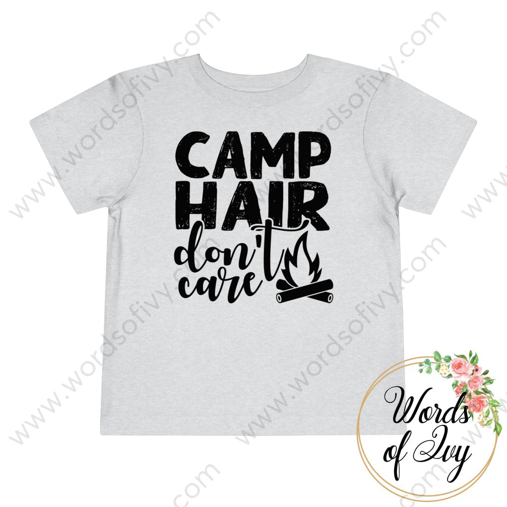 Toddler Tee - Camp hair don't care 220130001 | Nauti Life Tees