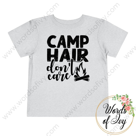 Toddler Tee - Camp hair don't care 220130001 | Nauti Life Tees
