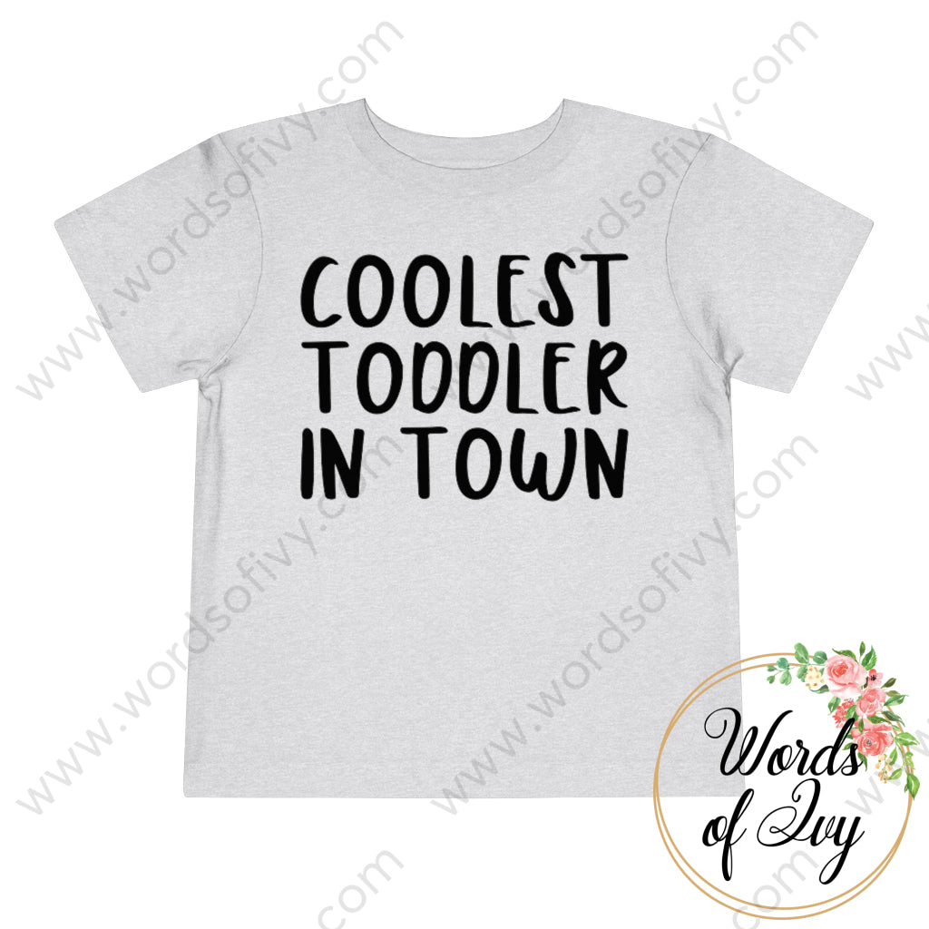 Toddler Tee - Coolest In Town 220728005 Athletic Heather / 3T Kids Clothes