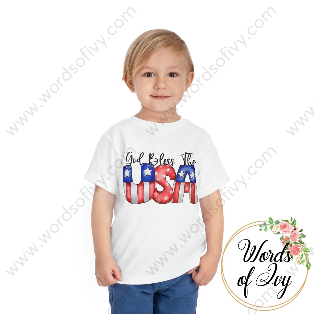Toddler Tee - God Bless The Usa 220130008 Kids Clothes