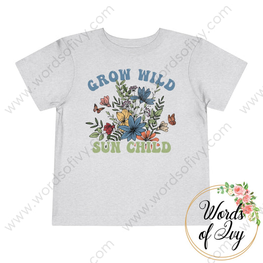 Toddler Tee - Grow Wild Sun Child 220712016 Athletic Heather / 3T Kids Clothes