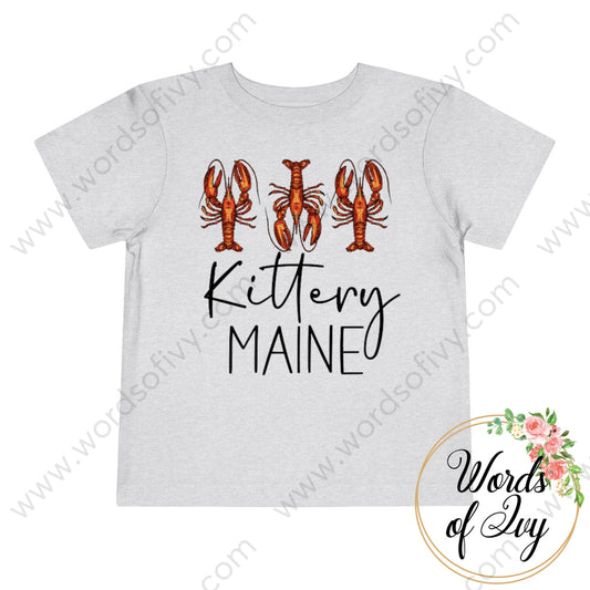 Toddler Tee - Lobster Kittery Maine 220813001 Athletic Heather / 3T Kids Clothes