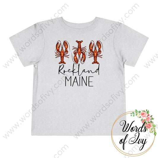 Toddler Tee - Lobster Rockland Maine 220809002 | Nauti Life Tees