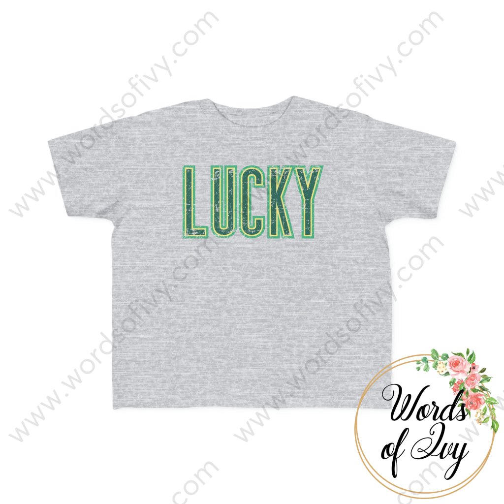 Toddler Tee - Lucky 220110005 Heather / 2T Kids Clothes