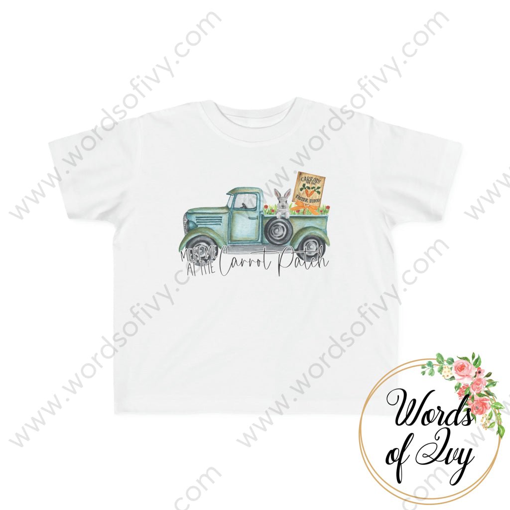 Toddler Tee - Meet Me At The Carrot Patch 220305011 White / 2T Kids Clothes