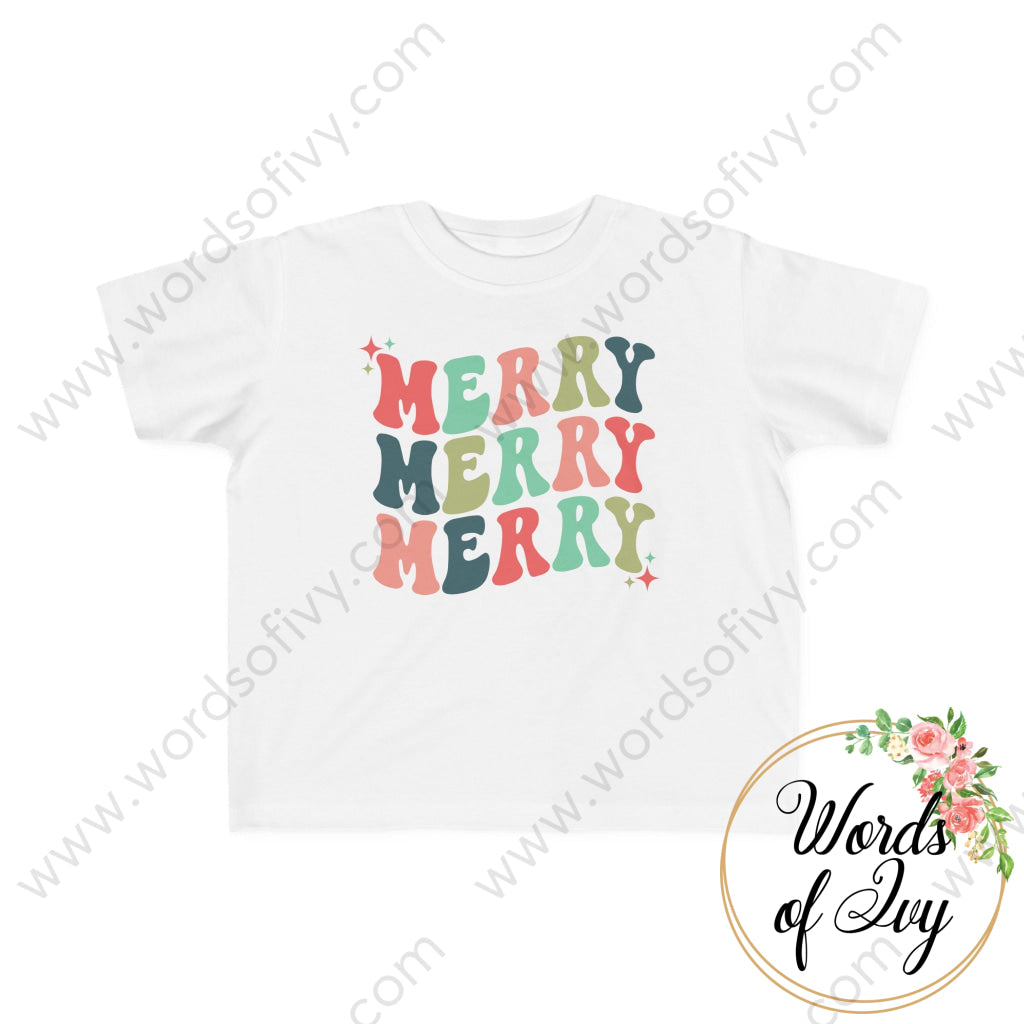 Toddler Tee - Merry 221123120 White / 2T Kids Clothes