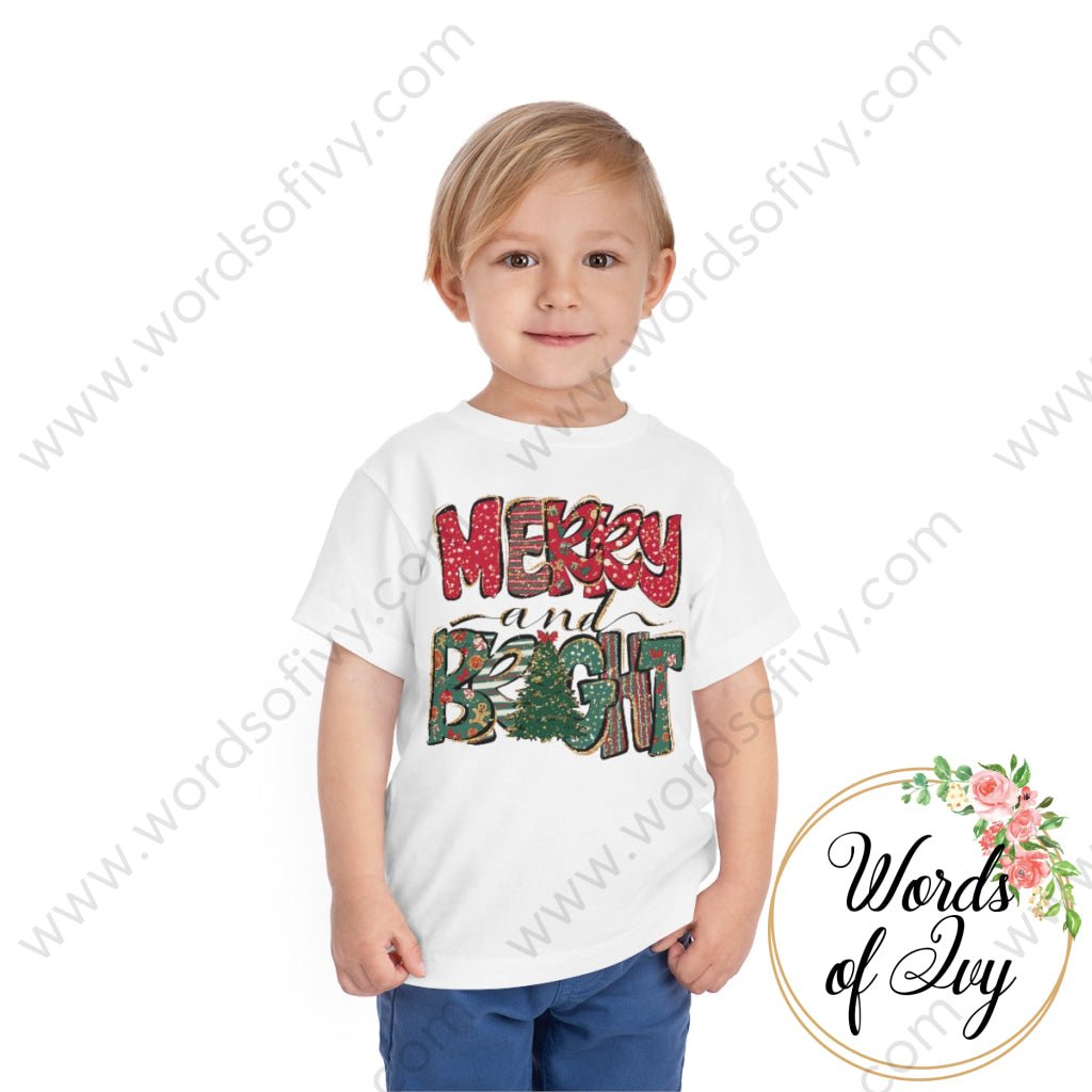 Toddler Tee - Merry & Bright 221202024 | Nauti Life Tees