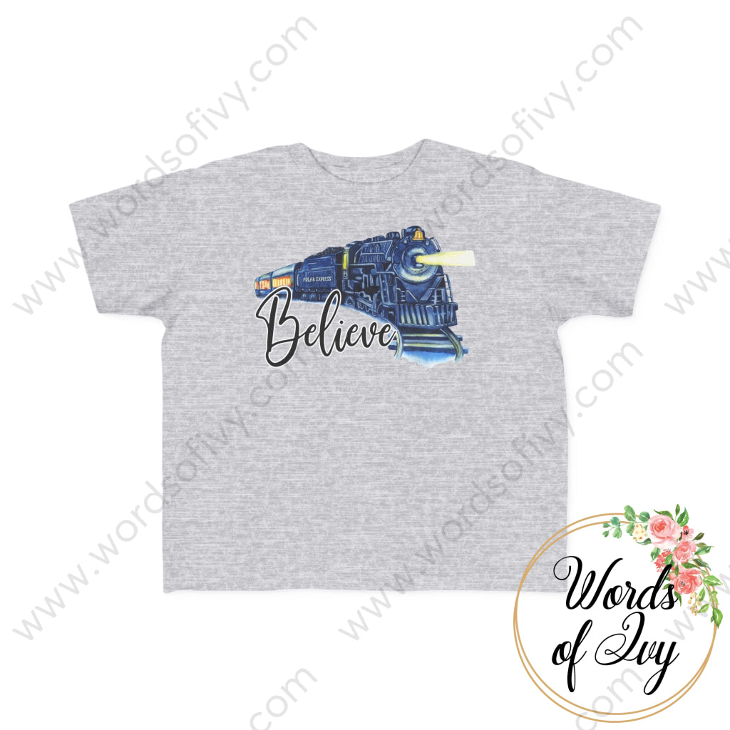 Toddler Tee - Polar Express Believe 220926005 Heather / 2T Kids Clothes