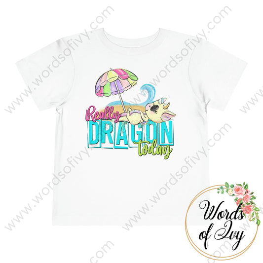 Toddler Tee - Really Dragon Today Summer 220416003 White / 2T Kids Clothes