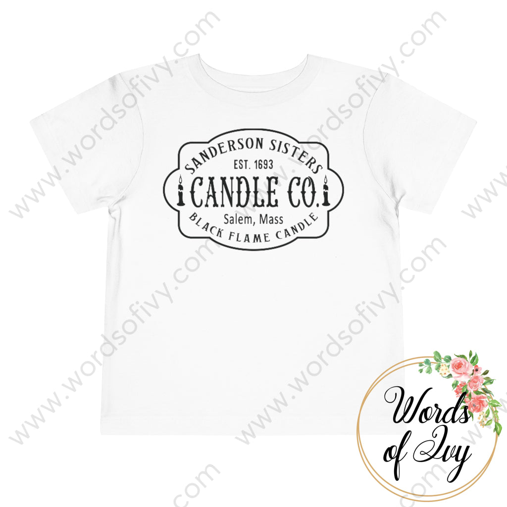 Toddler Tee - Sanderson Sisters Candle Co 220814003 White / 2T Kids Clothes