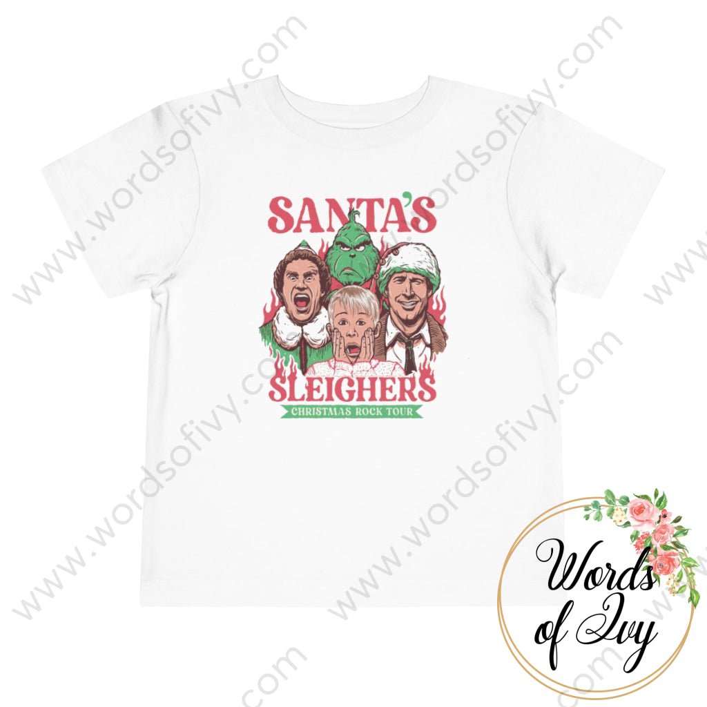 Toddler Tee - Santa's Sleighers 221108004 | Nauti Life Tees