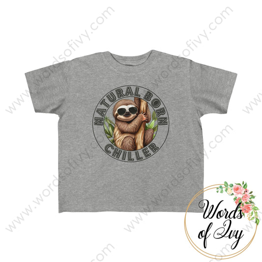 Toddler Tee - Sloth Natural Born Chiller 230719011 Heather / 2T Kids Clothes